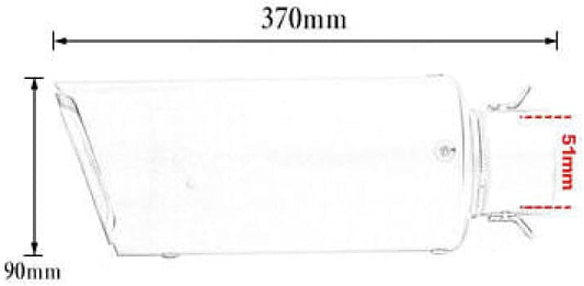 ya 4 8.8.2 for Yamaha YZF R6 06-19 51mm Middle Link Pipe Adapter Connect Central