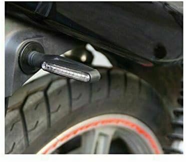 ya 11 9.14 zhengce 4x universal 9 LED motorcycle turn signals 10mm quad scooter light front re