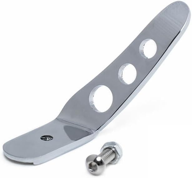 ya 2 8.15 Motorcycle Chrome Stand Kickstand Extension Foot Pedal for Harley Touring 91-21