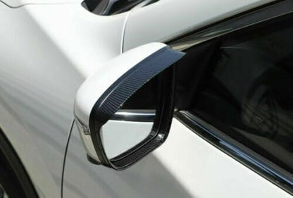 ya 6 8.14 ABS Carbon Fiber Rear View Side Mirror F for Ram e Cover Trim for Nissan Rogue 2014-20