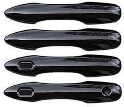 ya 5 8.10 4X Piano Black Exterior Side Door Handle Cover Trim for Toyota for Corolla 2020-2024