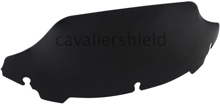 ya 23 10.7 baidi 7 Black/Smoke/Clear Wave Windshield Windscreen for Harley Touring FLHX 2014-up