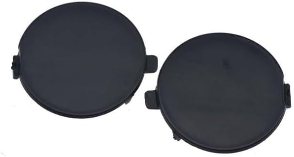 ya 6 8.24 baidi 2-Pack Left and Right Rear Bumper Tow Hook Cap Black for 2014-2016 for Mazda 3