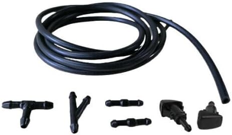 ya 12 10.8 baidi Universal Car Windshield Wiper Washer Squirter Nozzle Spray Jet Kit Fluid Hose
