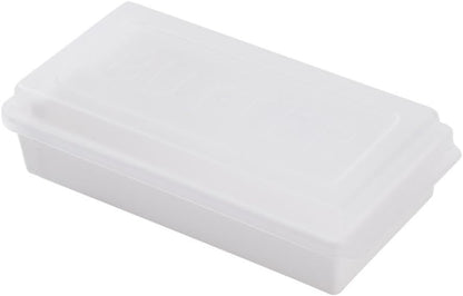 ya 14 9.20 baidi Hygienic Butter Cutting Box Cheese Stora Box With Lid Butter Dish With Slicer-1