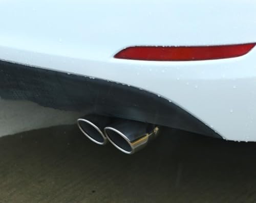 ya 6 8.14 Fits 2017-2018 for Hyundai for Elantra Stainless Steel Rear Exhaust Muffler Tip Pipe 