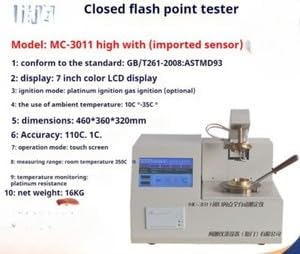 ya 14 9.20 zhengce Automatic Opening and Closing Flash Point Tester Diesel Lubricating Oil Tes-3