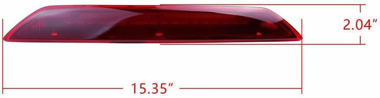 ya 13 9.15 baidi Red Lens High-Level Third Brake Lights Lamps For for Ford Transit Custom 2012-2020