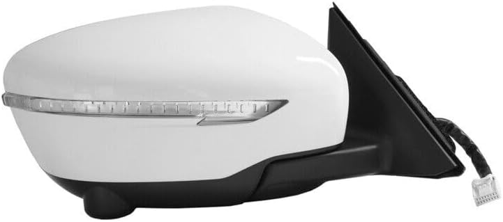 ya 11 9.14 baidiRight white rearview mirror assembly 13 pin for Nissan ROGUE 2014-2019-
