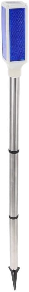 ya 4 8.8.2 2 Pcs Solar Ground Light Outdoor Warning Garden Markers Path Lights