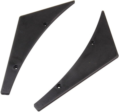 ya 2 8.15 4pcs Black Pattern Car Bumper Fin Canard Splitter Diffuser Valence Spoiler Lip