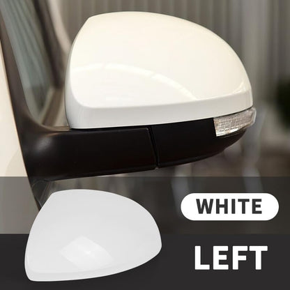 ya 11 9.14 baidiLeft Driver Side Door Wing Mirror Cover Cap White Fit for VW for Tiguan 2010-2016