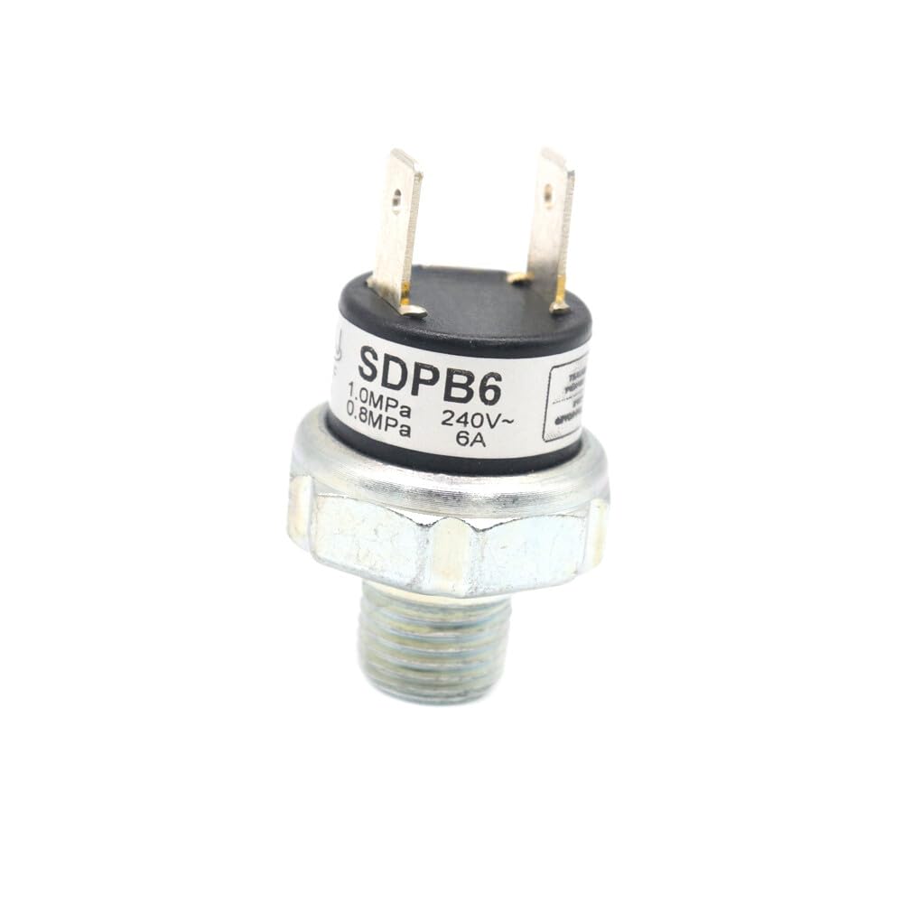 ya 5 8.24 baidi 1 Piece air Compressor Pressure Control Switch Valve Horn SDPB6 240V 6A 0.8MPA-1.0MPA