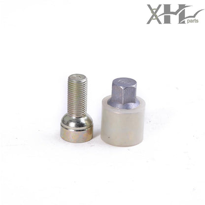 ya 10 9.16 baidi # Wheel Lug Lock Bolt Anti-Theft Screw Tool 4F0698139C815 for Audi A3 A4 A6 TT