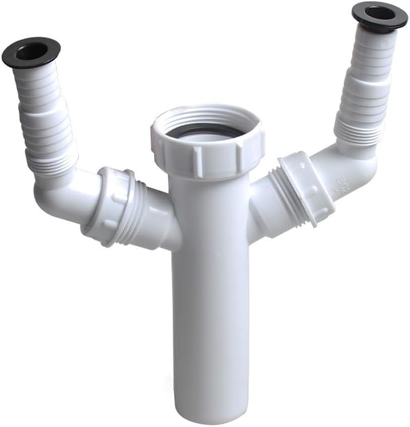 ya 28 10.13 baidi Sink Waste Trap 112 Inlet Double Outlet for Washing Machine Fit