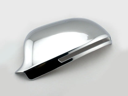 ya 11 9.14 baidiMatt Chrome Mirror Cover for Audi A3 S3 for A4 S4 A5 S5 A6 s6 RS6 Q3 RSQ3 08-11-