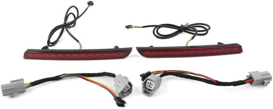 ya 4 8.10 Rear Bumper Light Dynamic Turn Signal Reflector for Toyota for SIENNA 2021-23