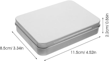ya 14 9.20 baidi 2 Pack Stora Tin Box Travel for Mini Tinplate Boxes with Lid Tins Lids-1