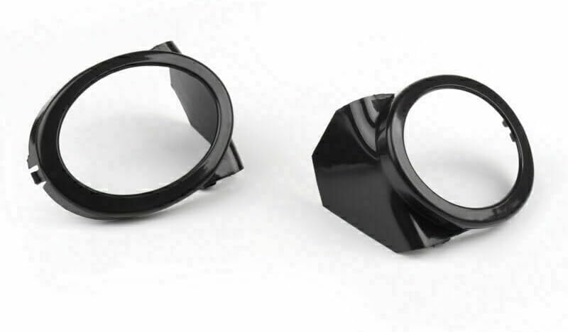 ya 10 9.16 zhengce Front Bumper Fog Light Ring Cover Left+Right For M3 E46 2000-2006 2004