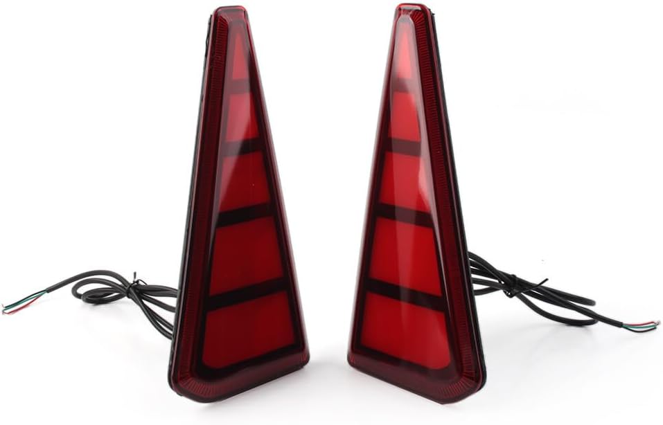 ya 4 8.24 baidi for Toyota Noah Voxy 80 Series 2014-2018 2x LED Rear Bumper Fog Lamp Brake Light
