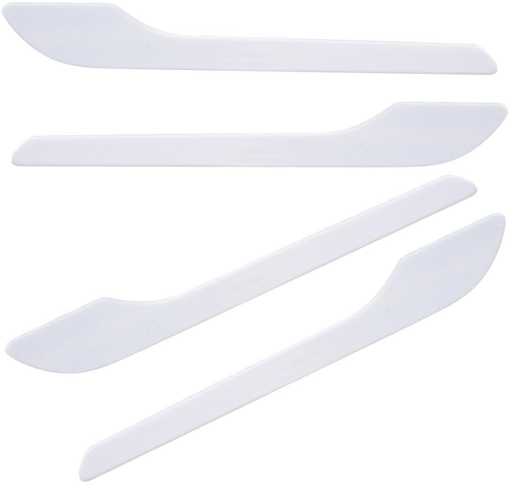 ya 4 8.8.2 4-Pack External Door Handle Trim Cover White Decorative Sticker Suitable for Tesla Model 3 Y