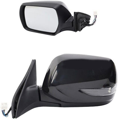 ya 11 9.14 baidiLeft Door Wing Rear View Mirror Assy 9PINS Black for Subaru Legacy 2010-2012