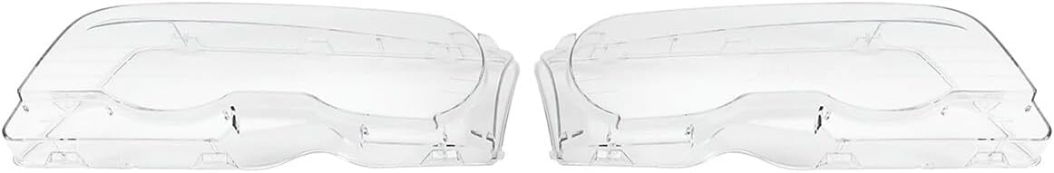 ya 4 8.10 2X Front Headlamp Cover Headlight Lens + Sealant For 99-03 for BMW E46 2DR M3 01-06