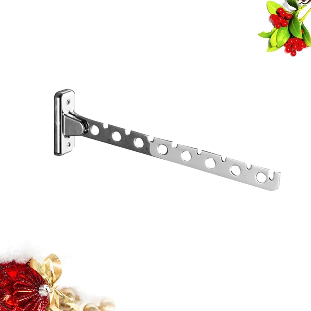 ya 26 10.21 baidi Mounted Clothing Rack Folding Clothes Hook Travel Wall Hanger Storage