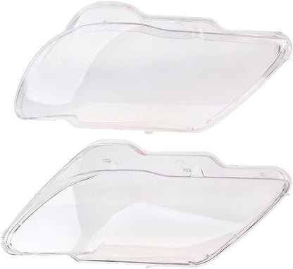 ya 4 8.10 Left & Right Headlight Headlamp Lens Cover for BMW 7 E65 / E66 LCI 2005-2008