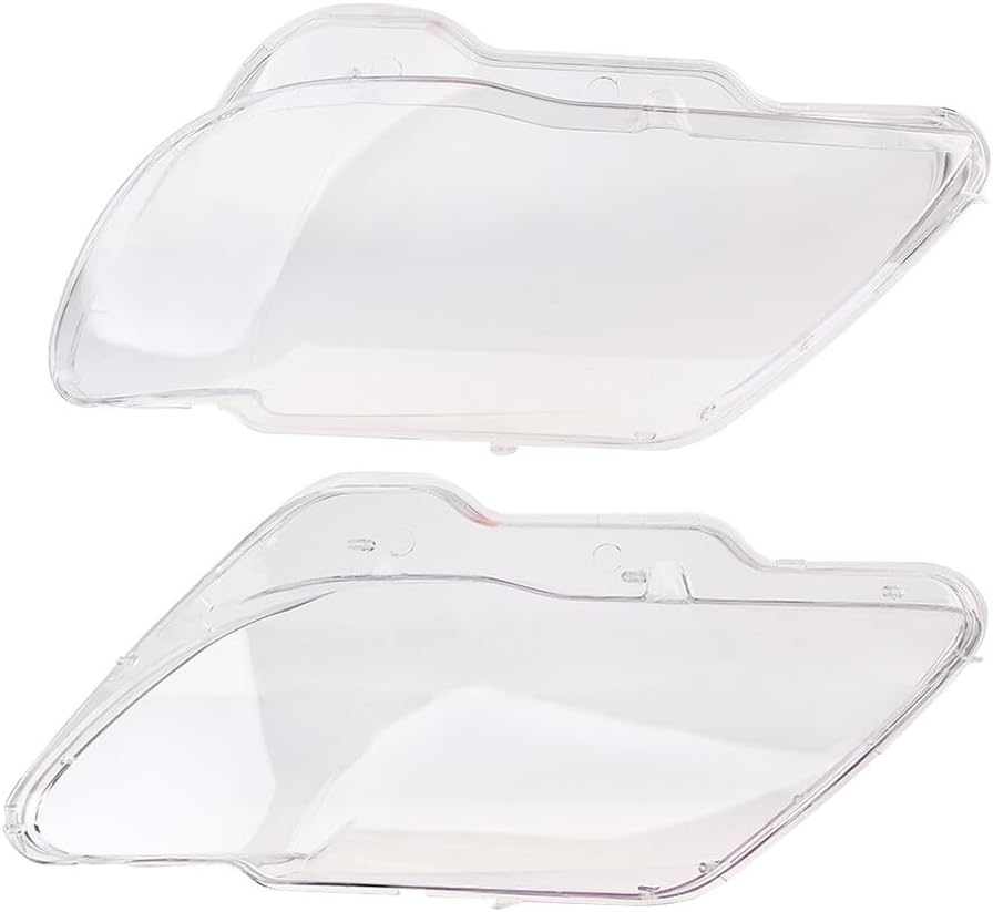 ya 11 9.14 zhengce Left & Right Headlight Headlamp Lens Cover for BMW 7 E65 / E66 LCI 2005-200