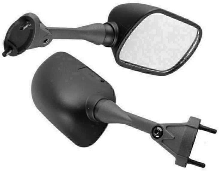 ya 2 8.15 Motorcycle Rear View Mirrors Black for Kawasaki ZX6R 2005-08 ZX10R 2004-08