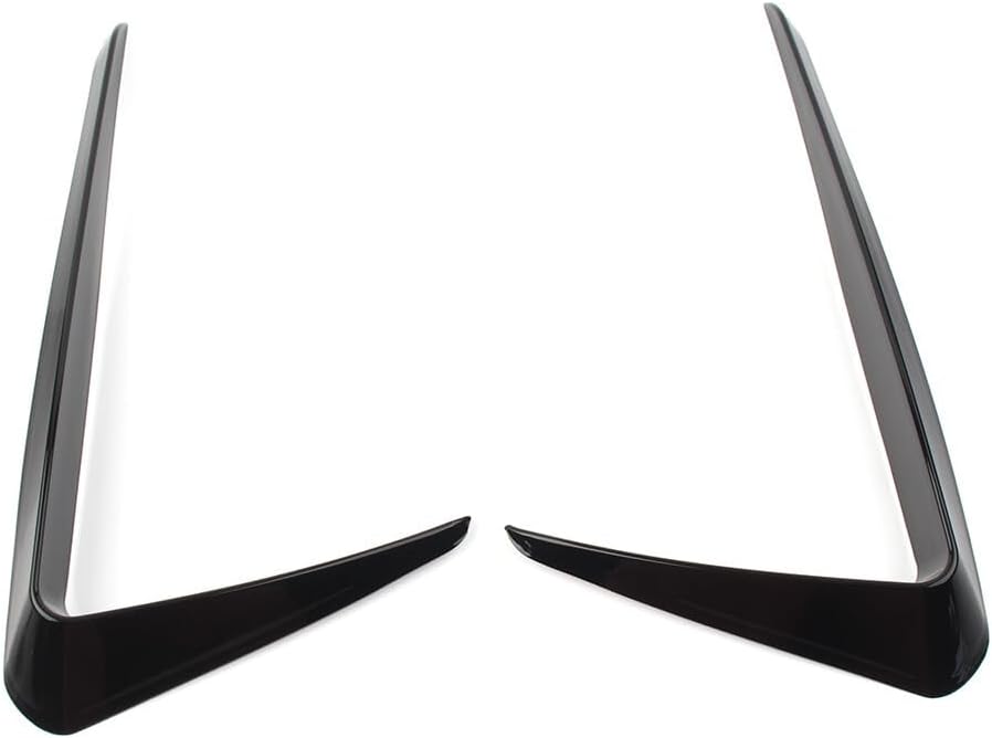 ya 13 9.15 baidi Front Bumper Fog Light Lamp Cover Trim for VW for Golf 7 2013-2016 Glossy Black