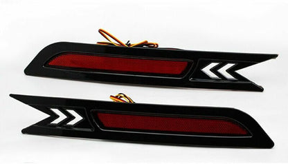 ya 4 8.10 for Honda CRV for CR-V 2010 2011 Rear Bumper LED Reflector Brake Fog Light Lamp 2Pcs