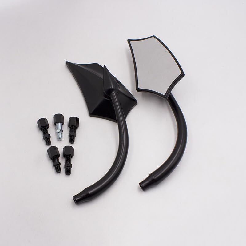 ya 2 8.15 2-Pack Universal Motorcycle Side Rearview Mirror 360¡ã Adjustable Mirror 10mm