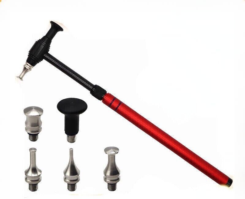 ya 4 8.14 RED Paintless Car Body Dent Tap Down Hammer Removal Repair Tools Pen Ding