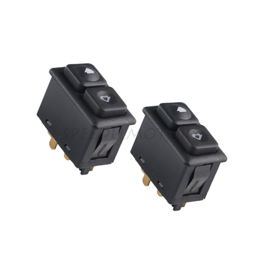 ya 13 9.15 baidi Set of 2 Illuminated Power Window Switch for BMW E23 E24 E28 E30 61311381205 NEW