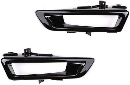 ya 4 8.24 baidi Front fog lamp black protective cover decoration suitable for Land Rover Discovery Sport 2015-18
