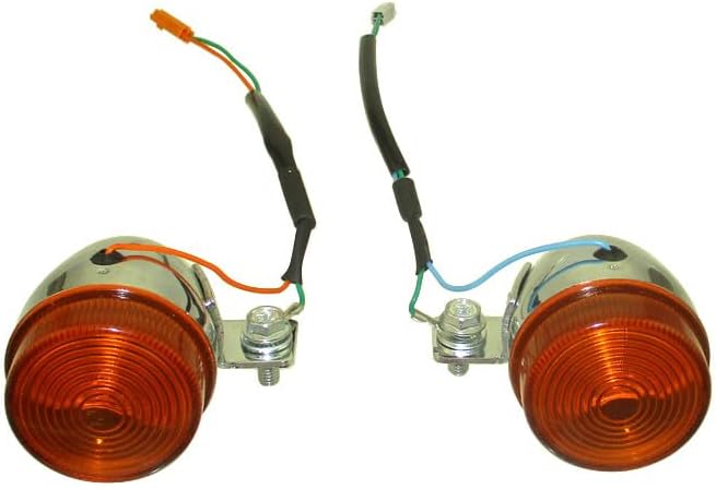 ya 13 9.15 baidi Chrome Steel Turn Signals Indicators for Honda Z50 Monkey Gorilla