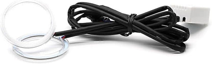 ya 4 8.10 120mm RGB Car COB LED Angel Eye Light Ring Remote Control Kit