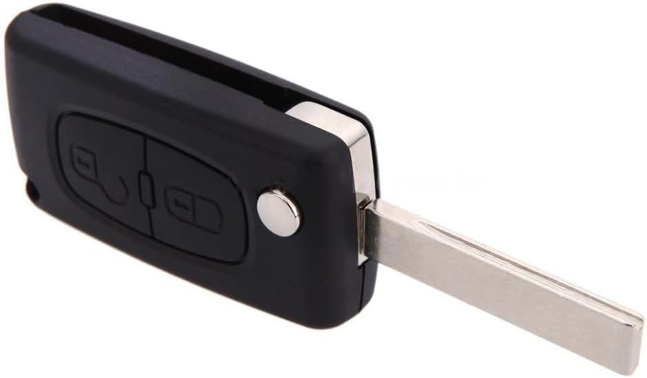 ya 9 10.24 Car Key Replacement 2 Buttons Remote Entry Folding Key Shell Fob Case Cover for