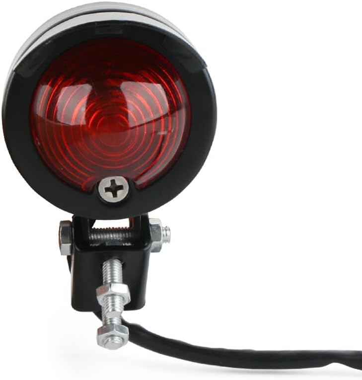 ya 4 8.14 Motorcycle Tail Light Bulb Rear Stop Brake Light For Harley Cafe Bobber Chopper 