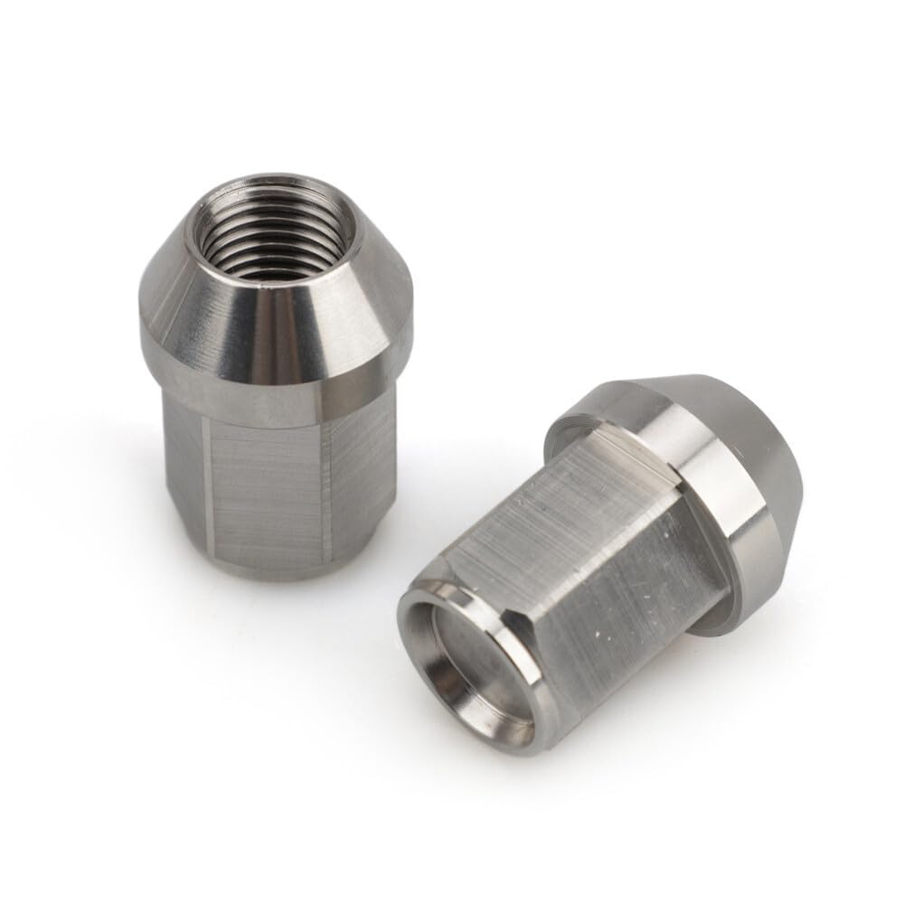ya 5 8.10 20 Pack M12x1.25 Lug Nuts Wheel Nuts Lug Nuts 19mm Hex 35mm High Stainless Steel