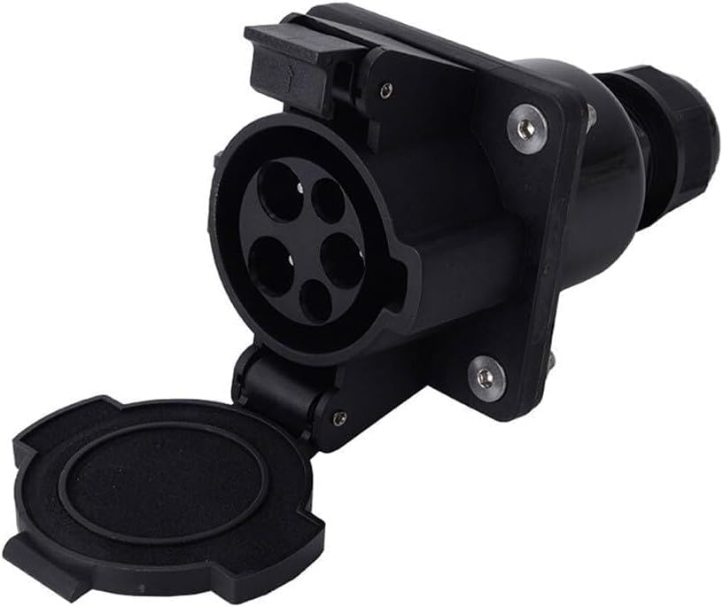 ya 4 8.14 Sturdy and J1772 Charging Inlet Socket 32 AMP for Electric Cars