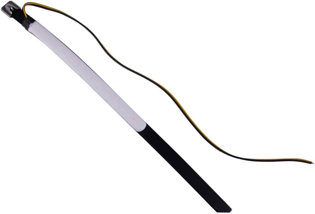 ya 4 8.14 Amber + White Dual Color Motorcycle Fork Turn Signal + DRL Light LED Bar 2xkt #