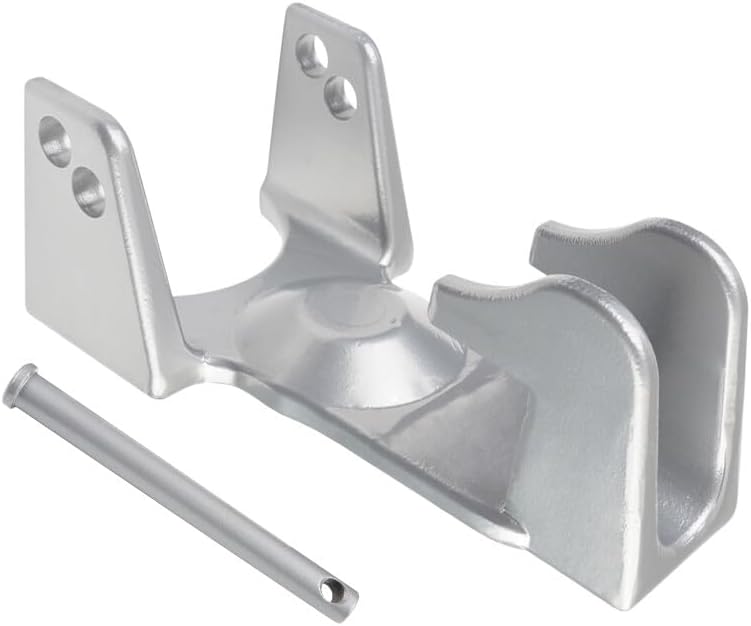 ya 4 8.8.2 TL-50 Coupler Gooseneck Trailer Lock for Heavy Trailers Livestock Haulers Silver