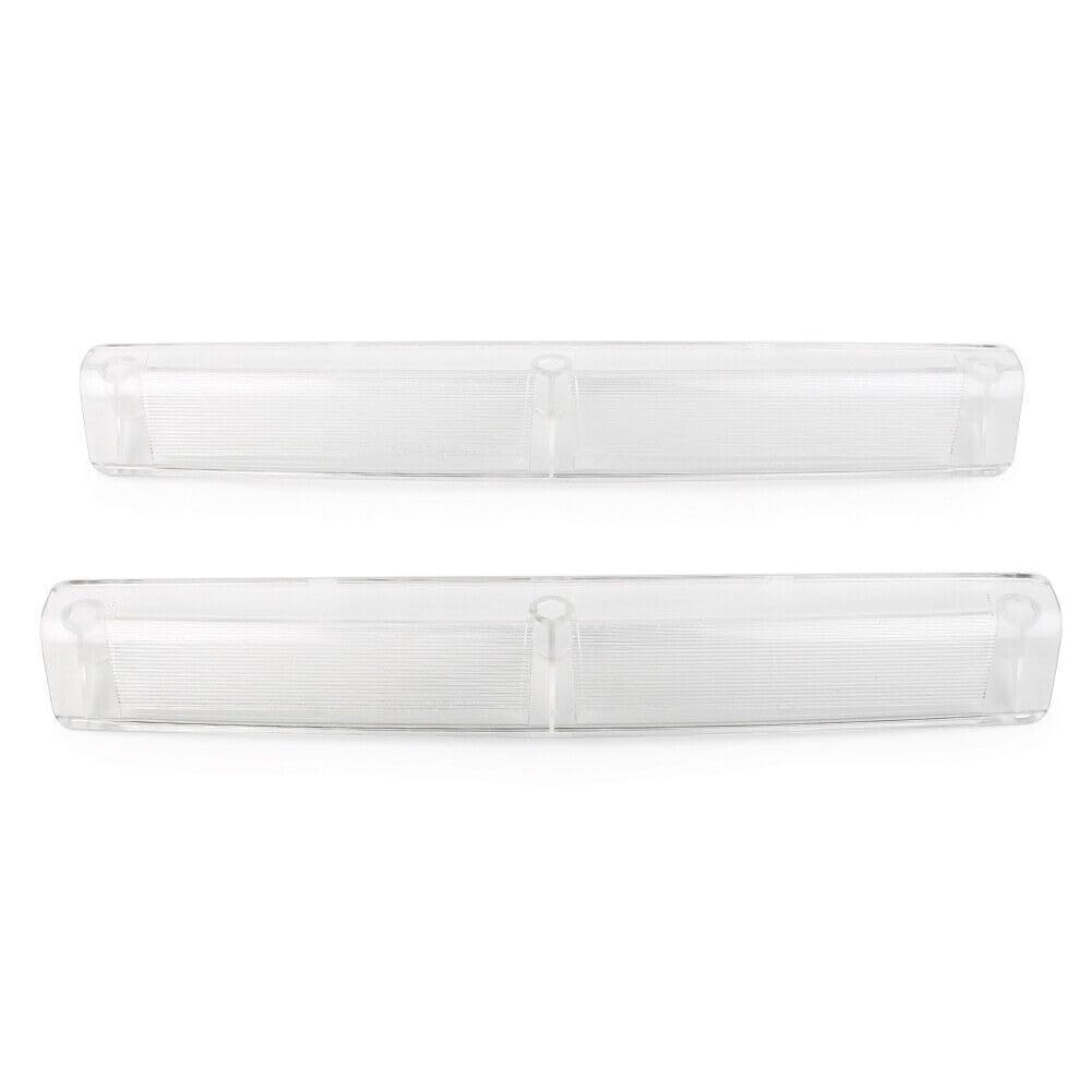 ya 9 10.24 2X Side Light Clear Lens Covers Fit Harley Touring FLHTC Tour Pack Pak Trun