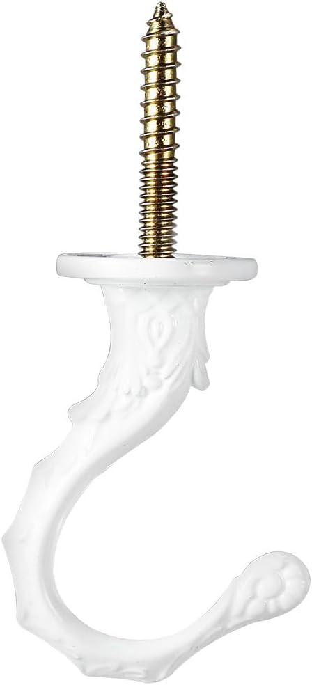 ya 26 10.21 baidi Swag Hook Kit White Finish Plant Hanging Ceiling Hook