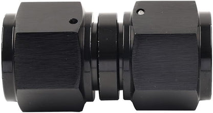 ya 10 9.16 baidi 8AN Female to Female Straight Swivel Coupler Union Fitting Adapter Black