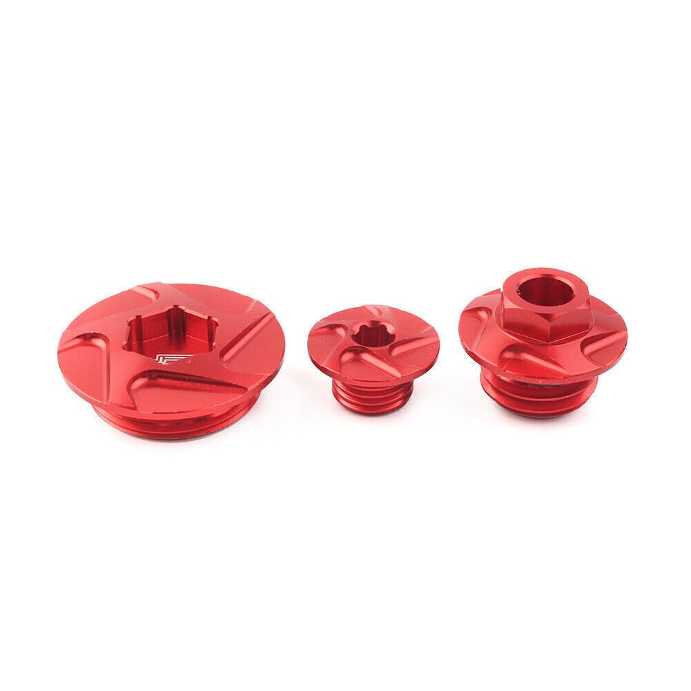 ya 5 8.24 baidi CNC Red Engine Timing Bolts Oil Plugs fits for Honda CRF150R CRF250R CRF450R CRF450X