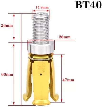 ya 28 10.13 baidi BT30/40 Exter l and Inter l Tooth CNC Jaws for Machine Tool Spindle Tensioners-8